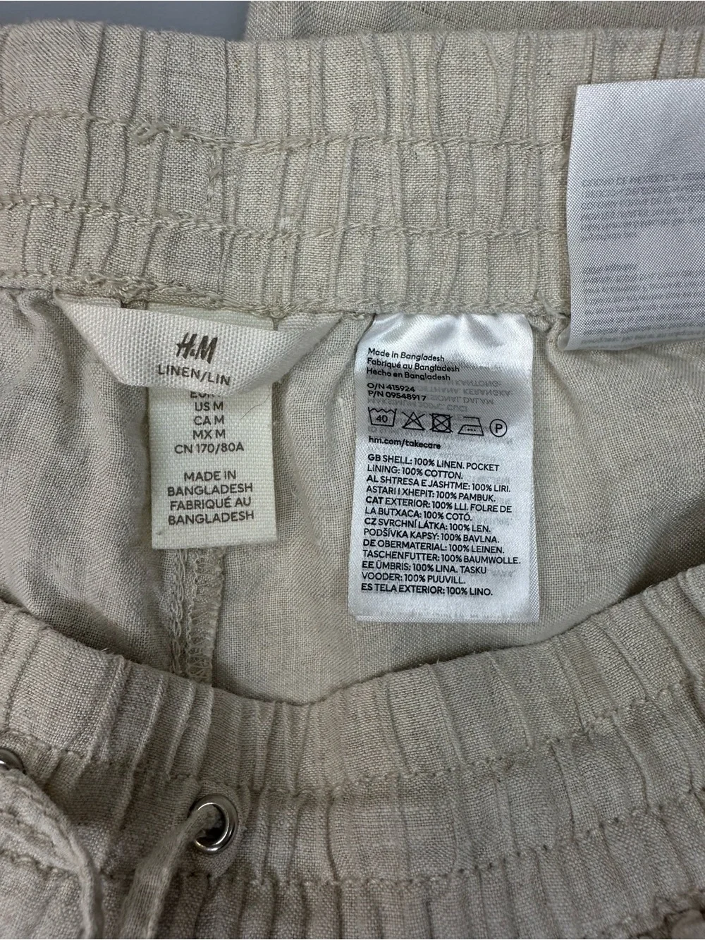 H&M lightweight linen